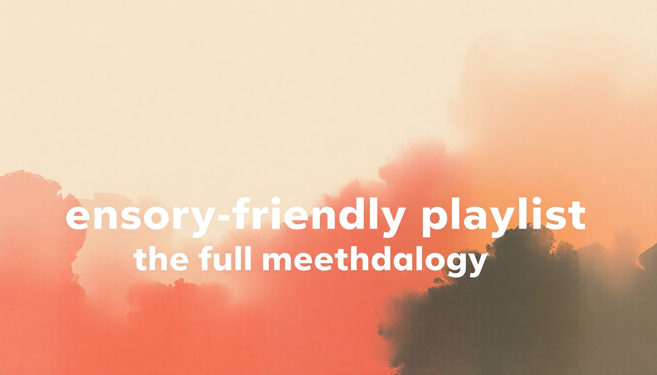 Illustration for How to Build a Sensory-Friendly Playlist: The Full Methodology