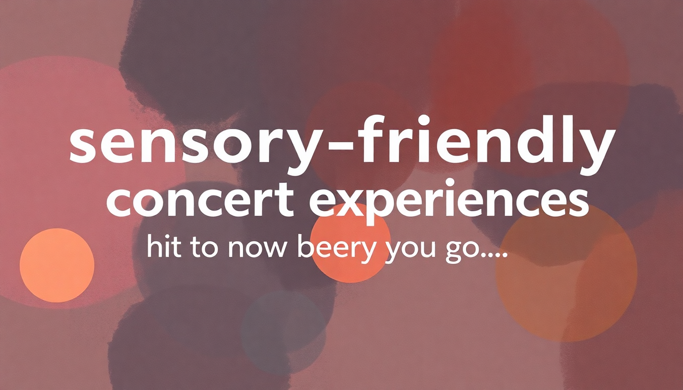 Illustration for A Guide to Sensory-Friendly Concert Experiences — What to Know Before You Go