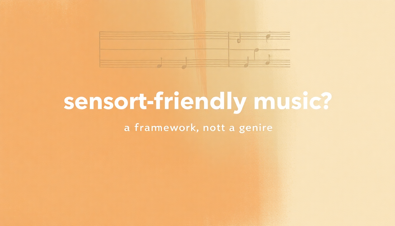 Illustration for What Is Sensory-Friendly Music? A Framework, Not a Genre