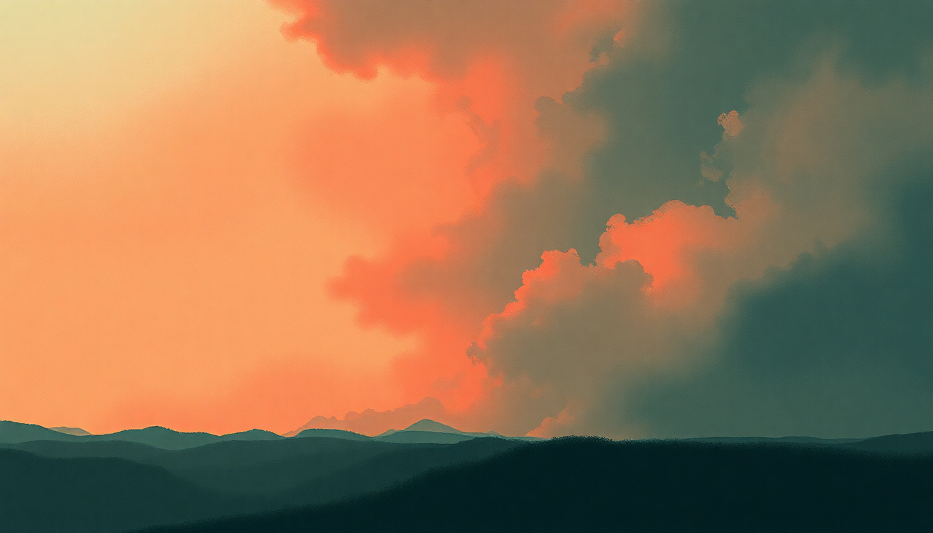 Fan-driven abstract illustration evoking the emotional arc of 4th of July by Soundgarden