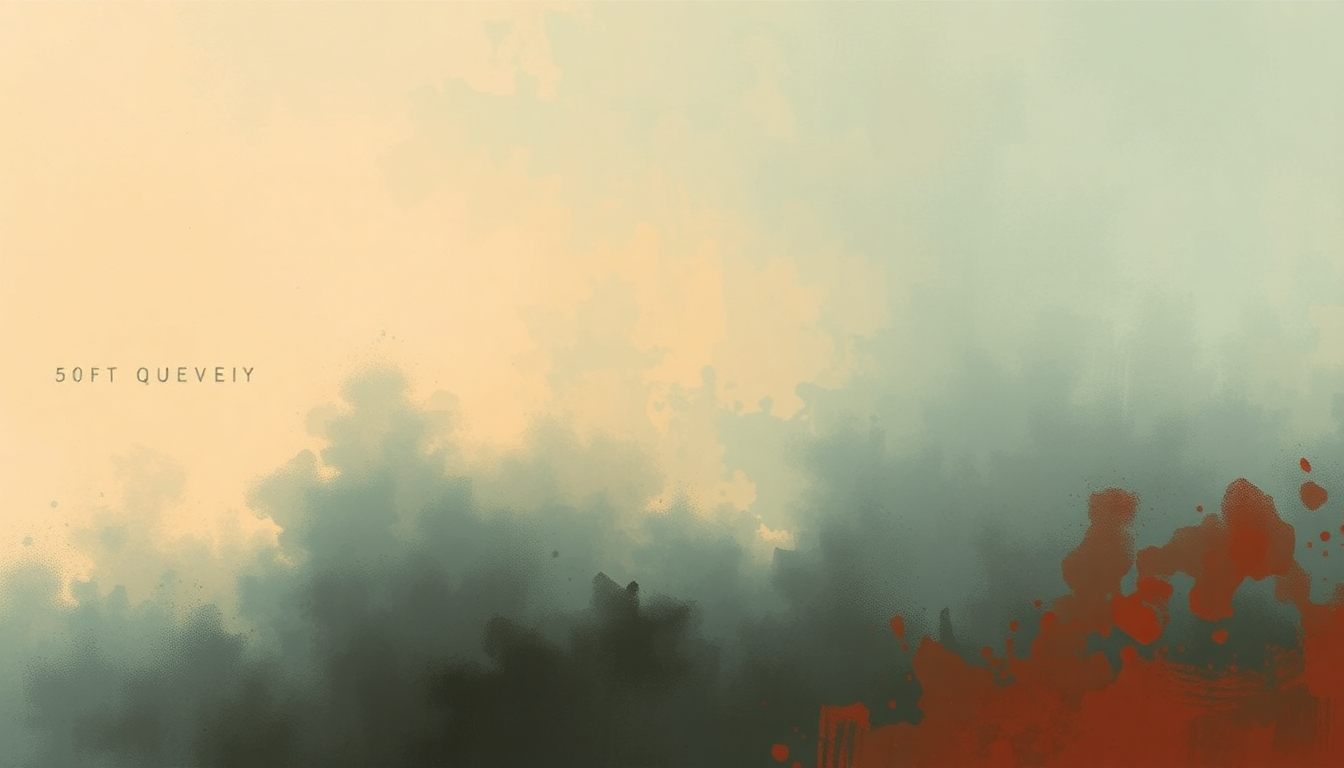 Fan-driven abstract illustration evoking the emotional arc of 50ft Queenie by PJ Harvey