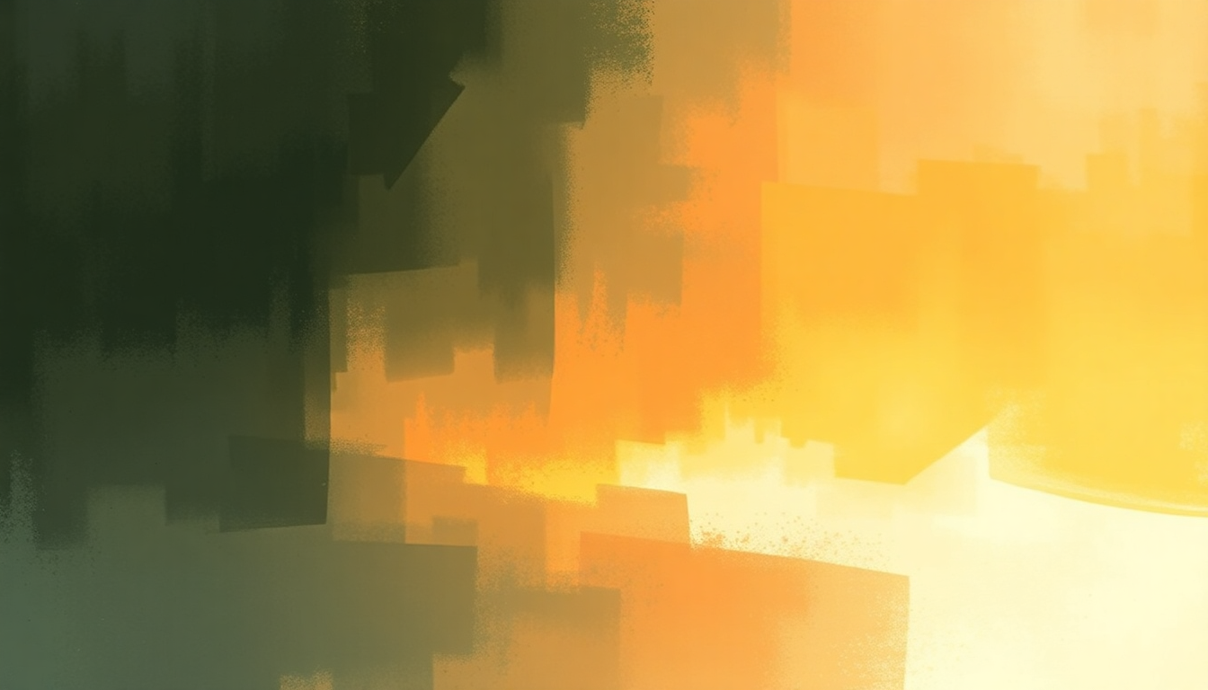 Fan-driven abstract illustration evoking the emotional arc of A Better Tomorrow by Wu-Tang Clan