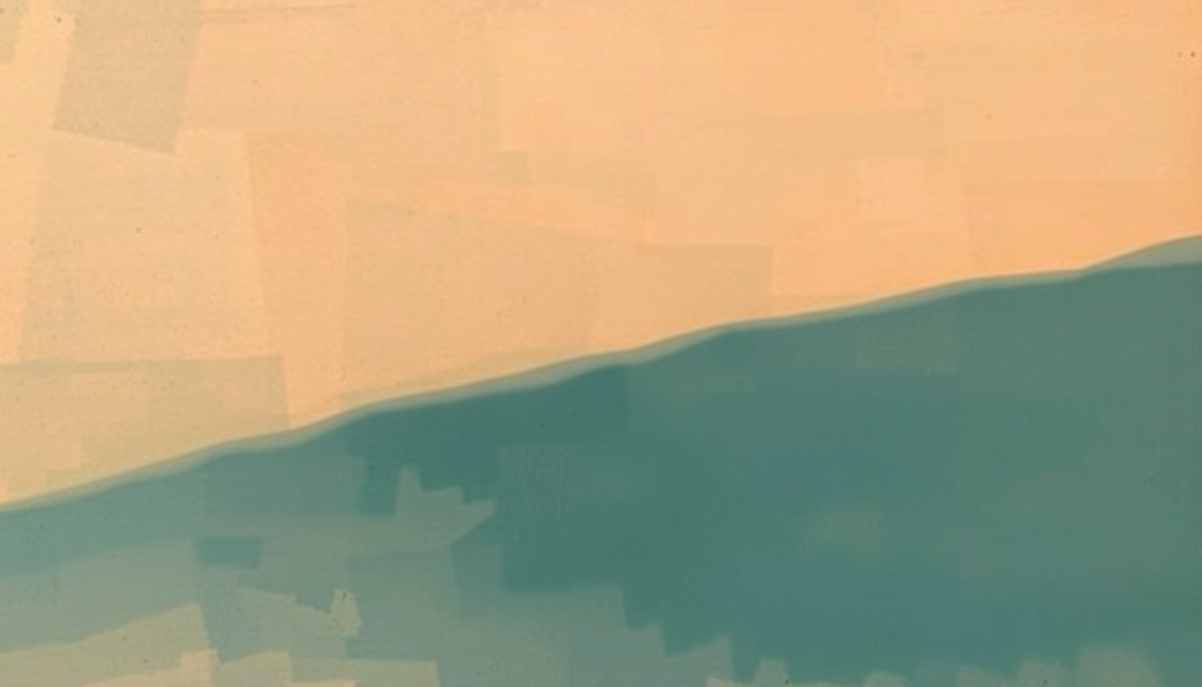 Fan-driven abstract illustration evoking the emotional arc of A Boring Life by The Slits