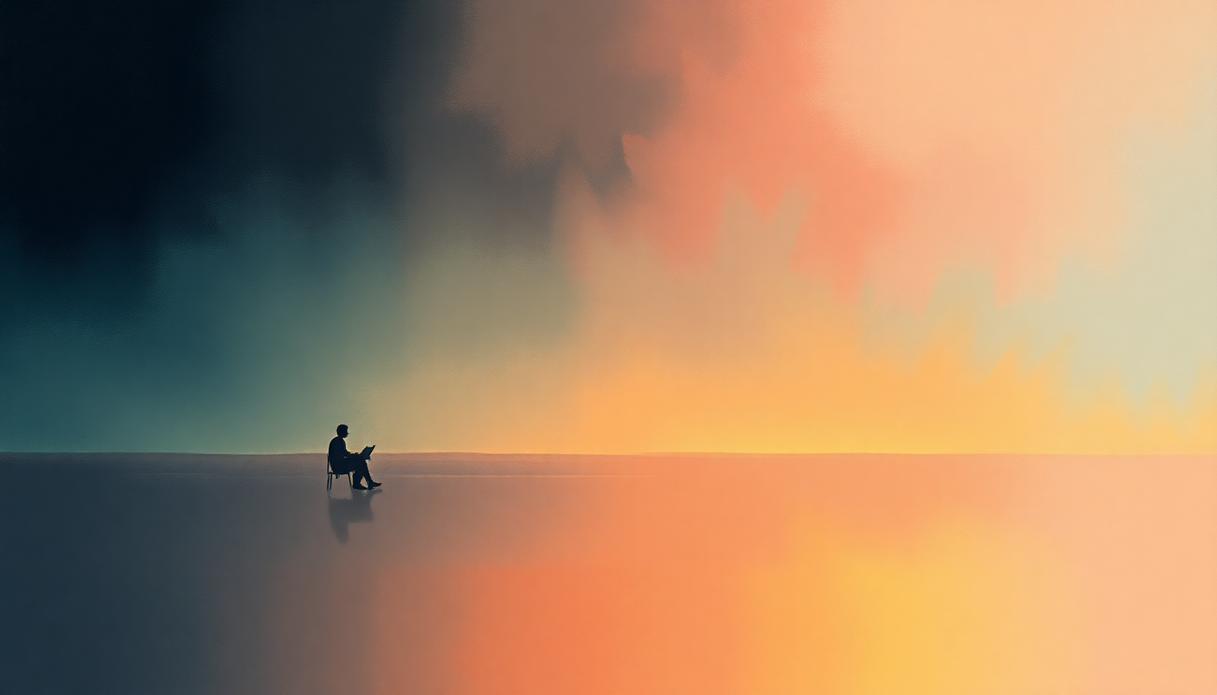 Fan-driven abstract illustration evoking the emotional arc of A Change Is Gonna Come by Eric Benet