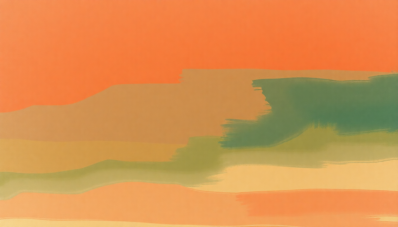 Fan-driven abstract illustration evoking the emotional arc of A Good Run of Bad Luck by Clint Black