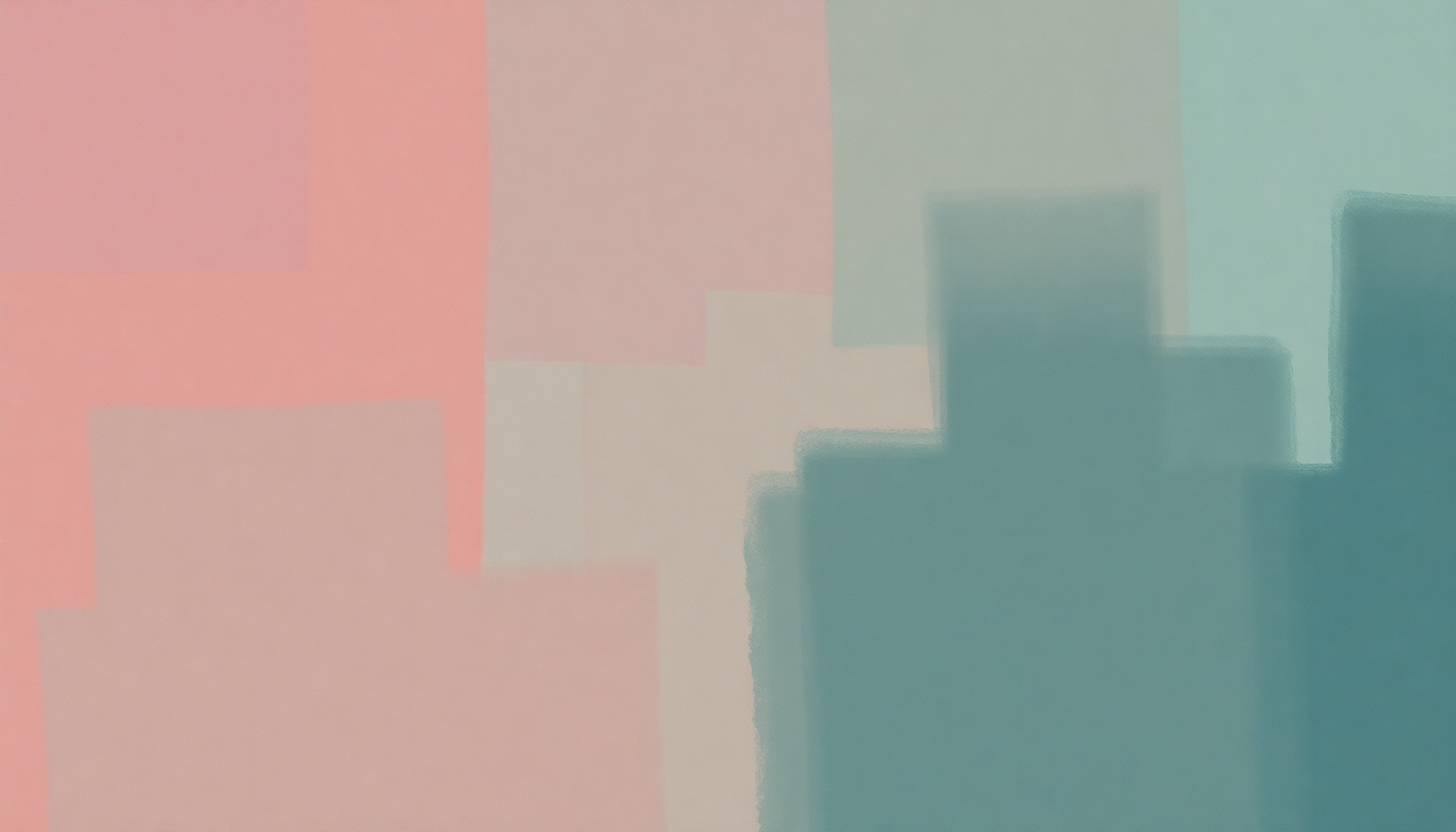 Fan-driven abstract illustration evoking the emotional arc of A Thousand Bad Times by Post Malone