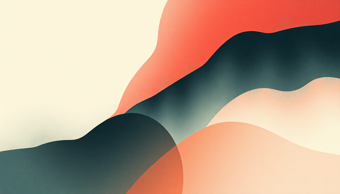 Fan-driven abstract illustration evoking the emotional arc of A Time That Wasn't by Nicolas Jaar