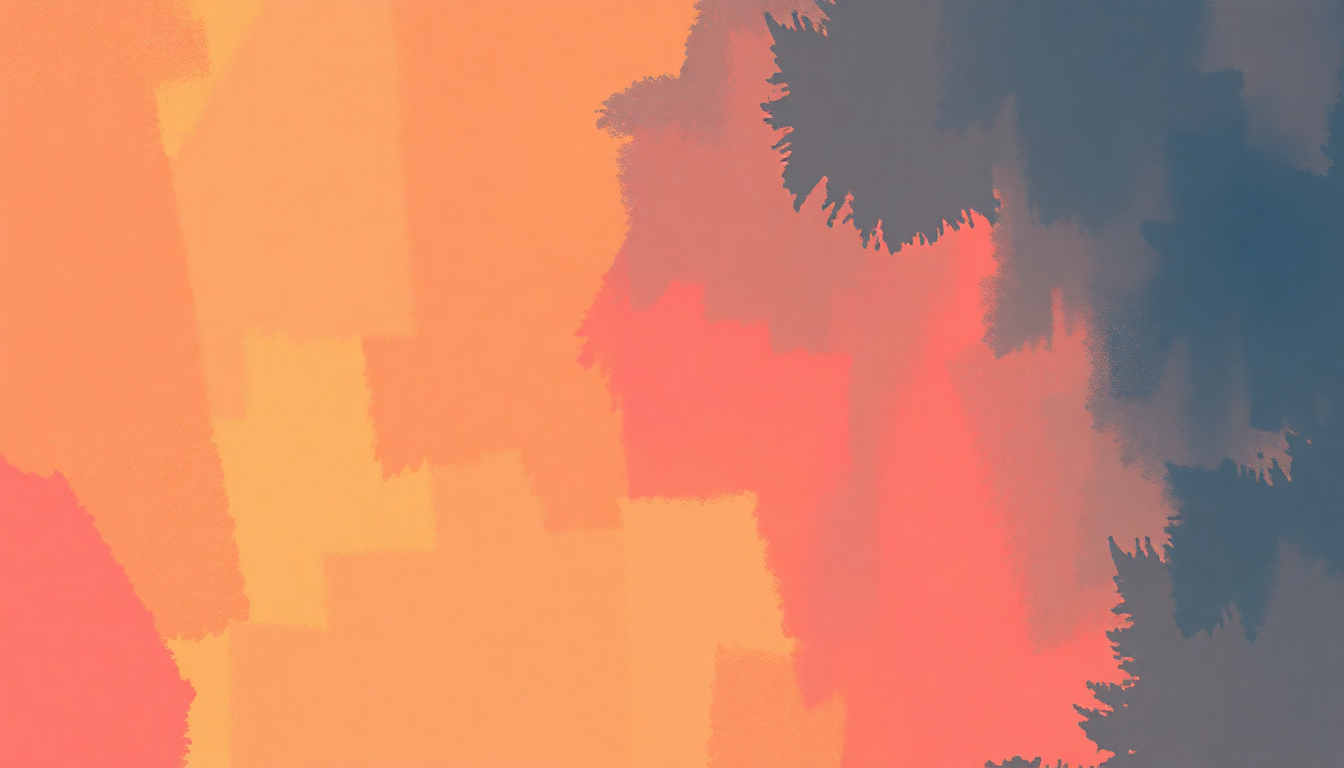 Fan-driven abstract illustration evoking the emotional arc of Abaniquito by Tito Puente