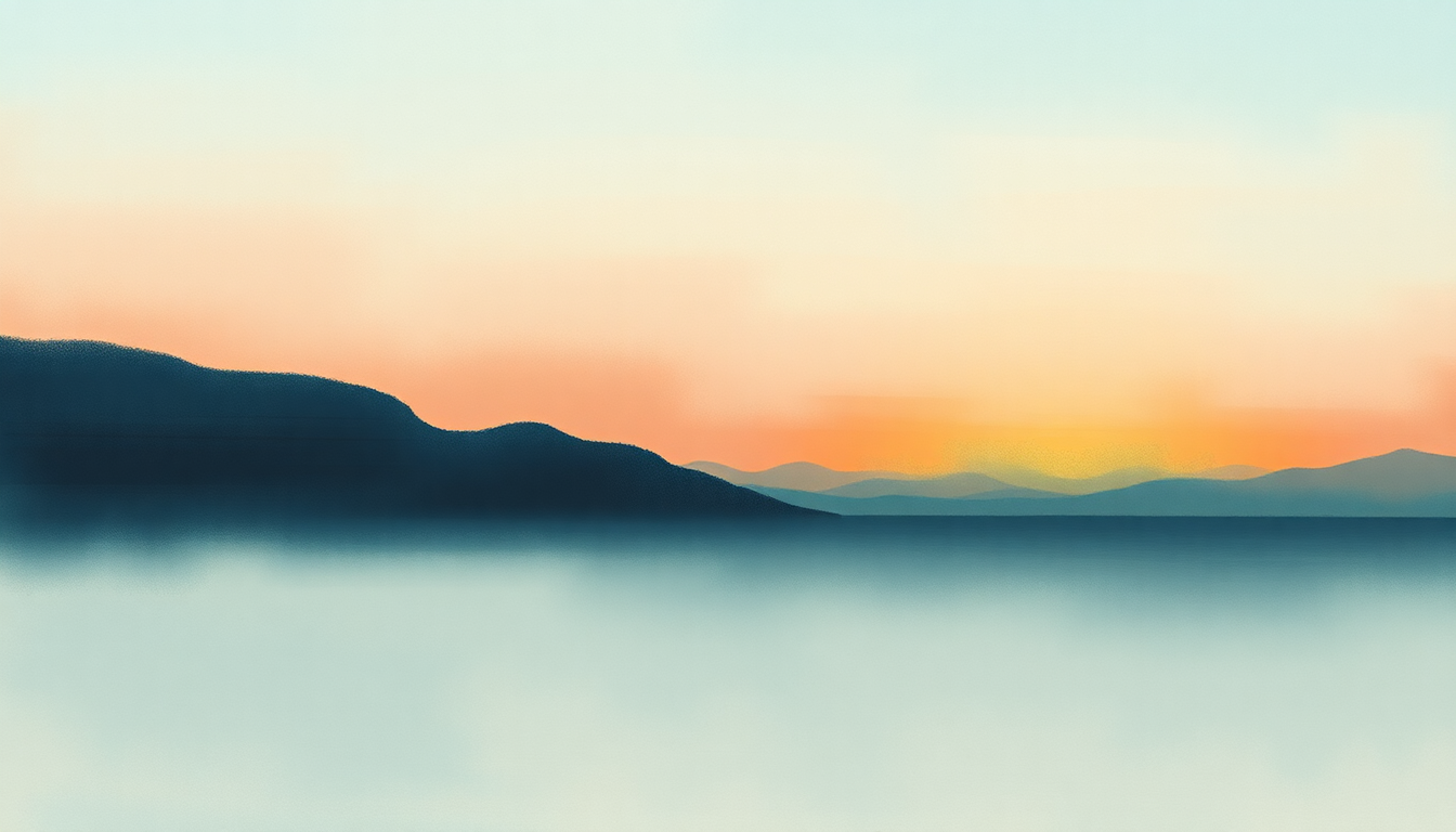 Fan-driven abstract illustration evoking the emotional arc of Aden by Labradford