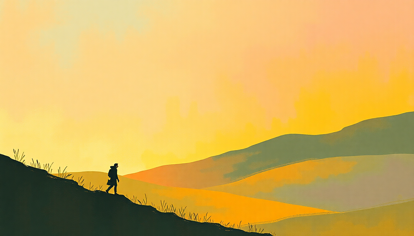 Fan-driven abstract illustration evoking the emotional arc of Adventures Close to Home by The Slits