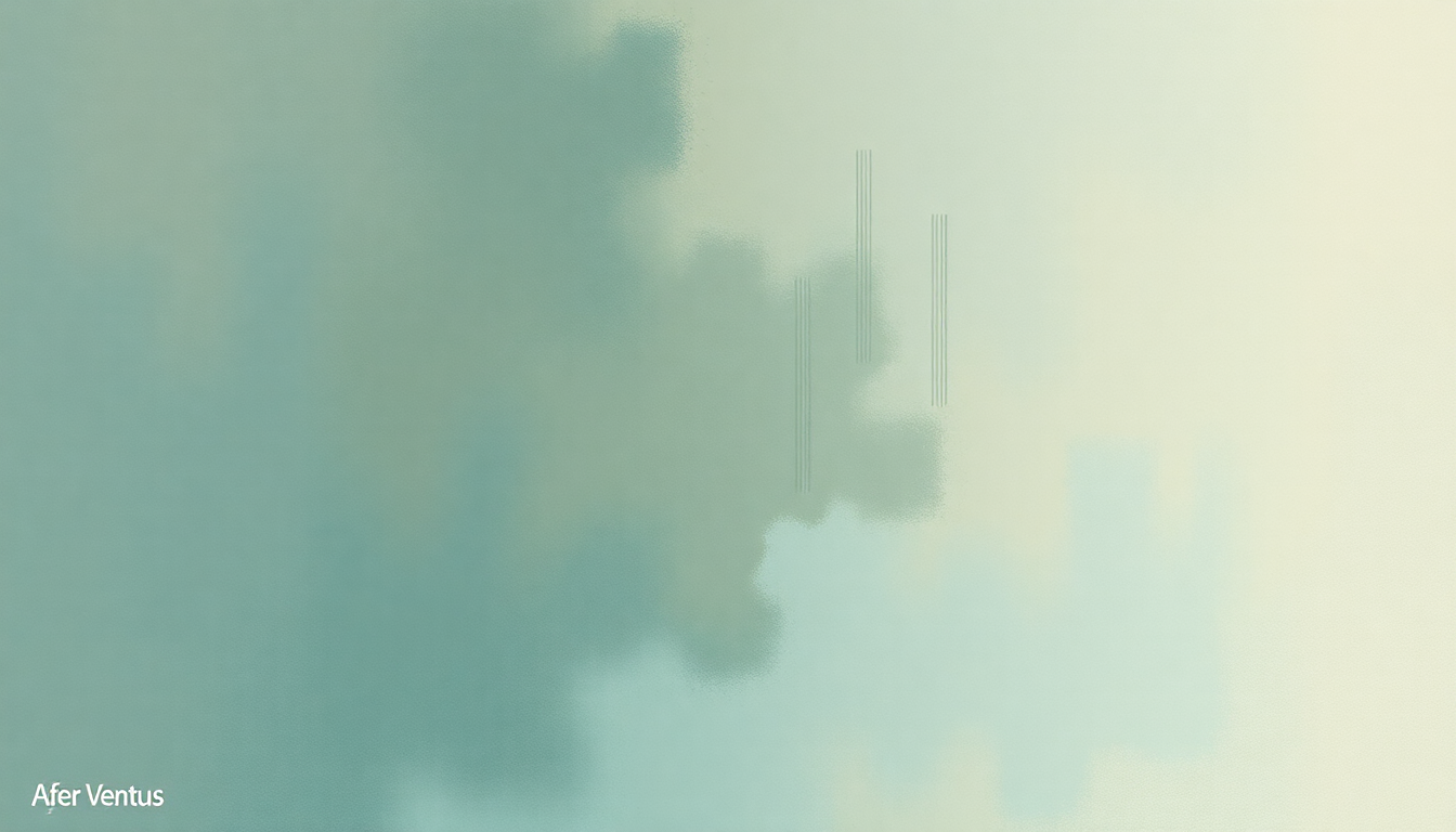 Fan-driven abstract illustration evoking the emotional arc of Afer Ventus by Enya