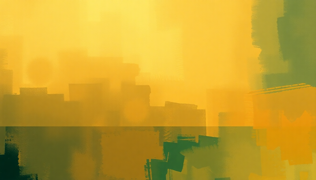 Fan-driven abstract illustration evoking the emotional arc of Ahmad's Blues by Ahmad Jamal