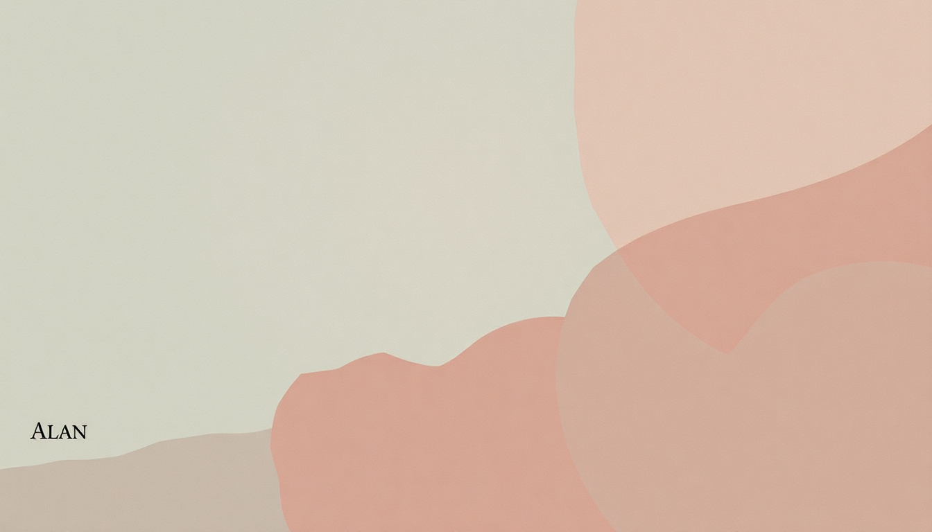 Fan-driven abstract illustration evoking the emotional arc of Alan by Perfume Genius