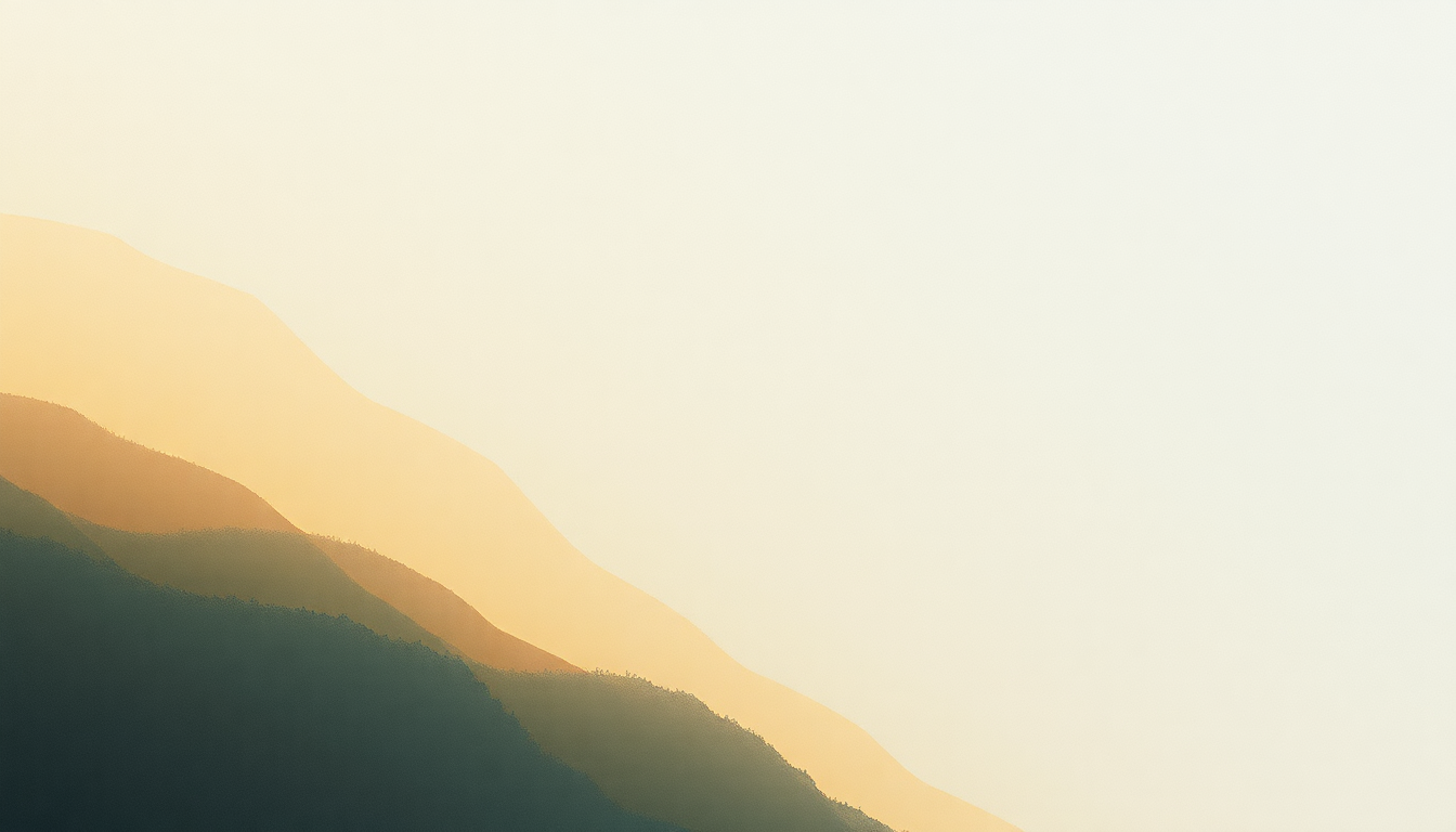 Fan-driven abstract illustration evoking the emotional arc of Alighted by Labradford