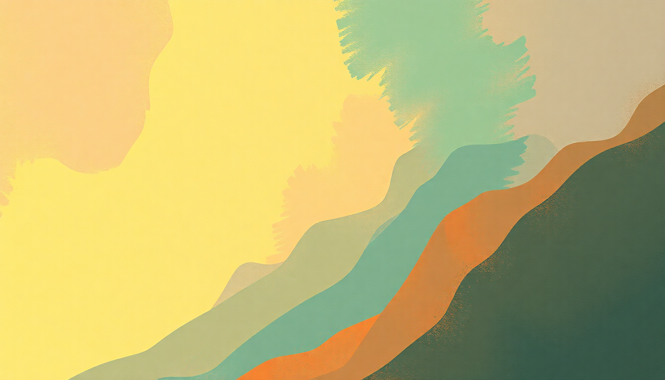 Fan-driven abstract illustration evoking the emotional arc of Alive by Grant Green