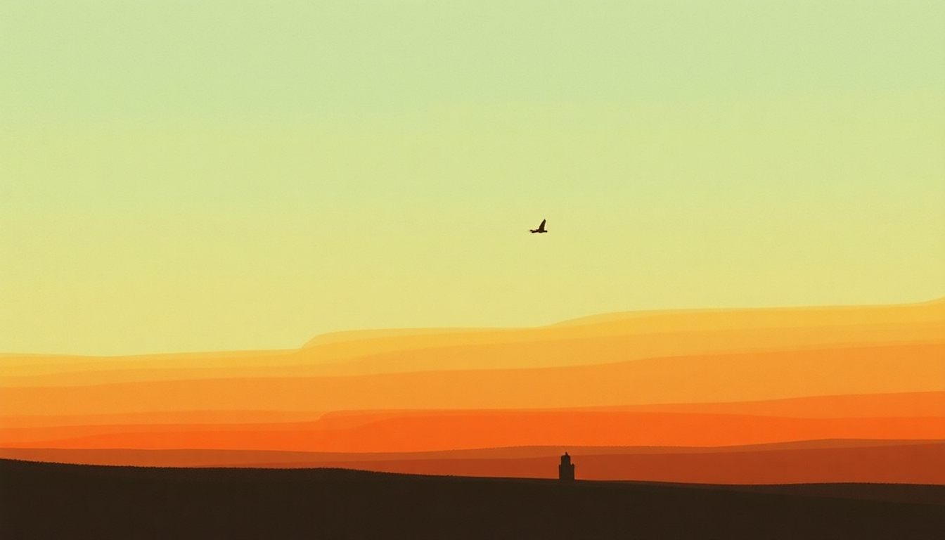 Fan-driven abstract illustration evoking the emotional arc of All I Really Want to Do by The Byrds