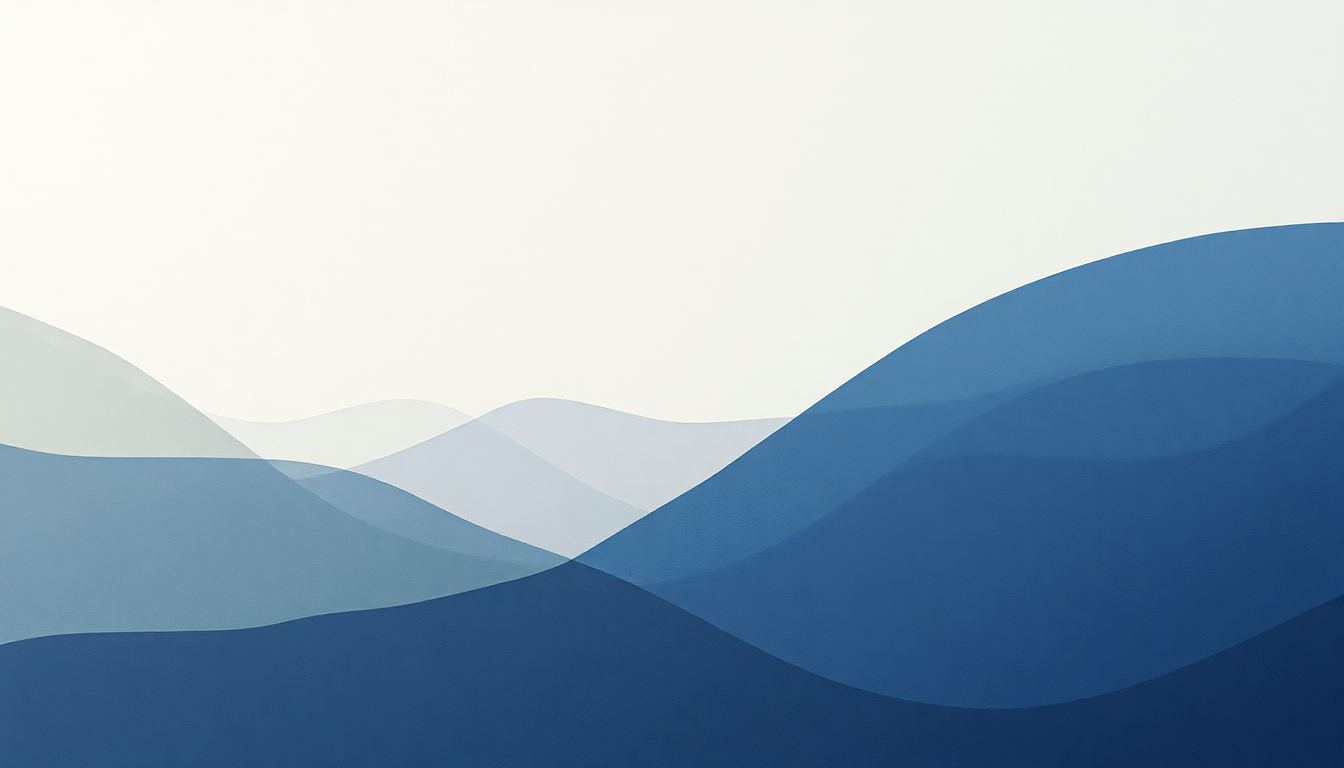 Fan-driven abstract illustration evoking the emotional arc of All Melody by Nils Frahm