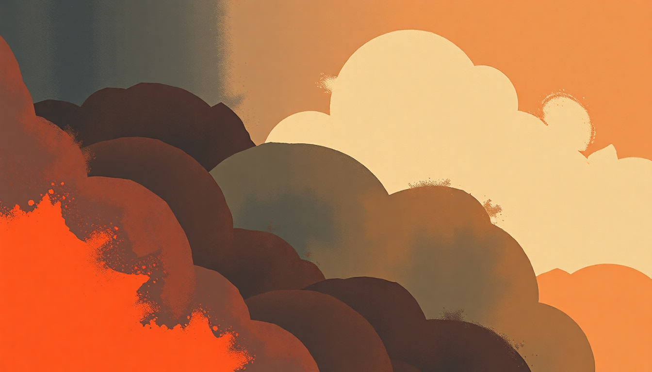 Fan-driven abstract illustration evoking the emotional arc of All of a Sudden by Lil Baby