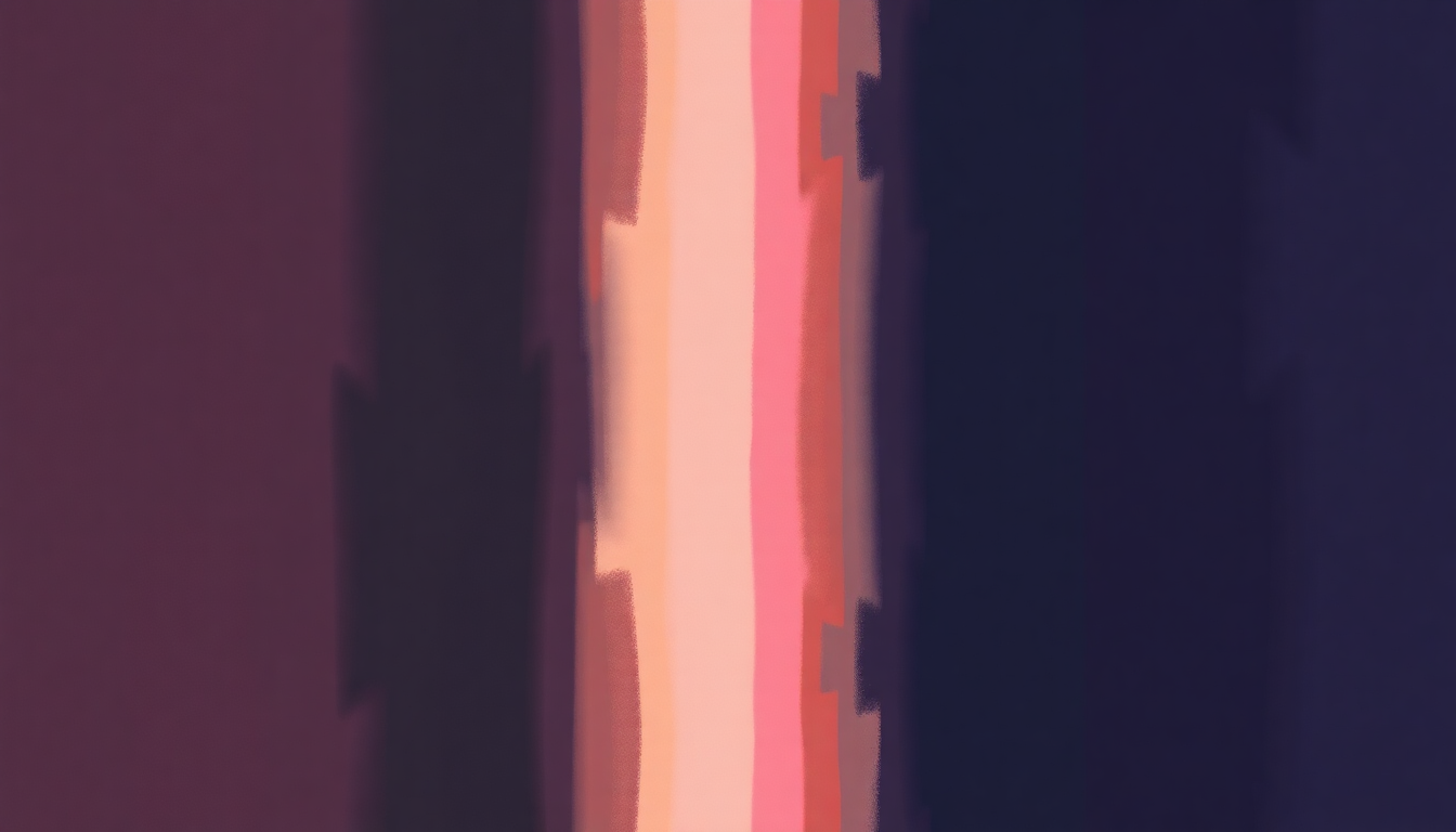 Fan-driven abstract illustration evoking the emotional arc of Alligator Woman by Cameo