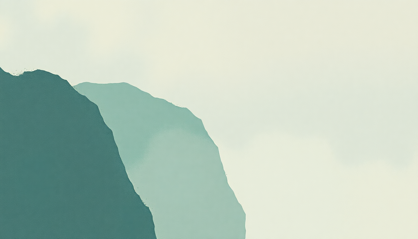 Fan-driven abstract illustration evoking the emotional arc of Almost Monday by Courtney Barnett