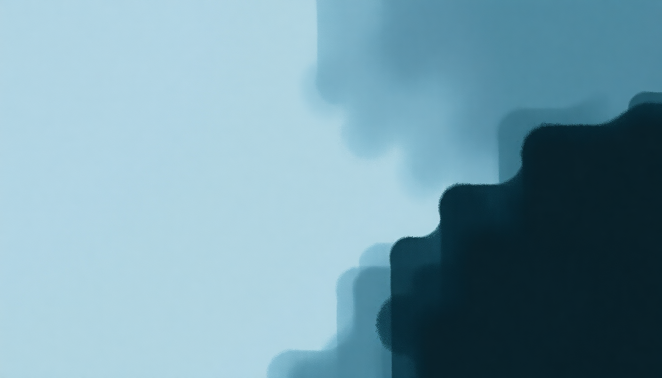 Fan-driven abstract illustration evoking the emotional arc of Alone Together by 6LACK