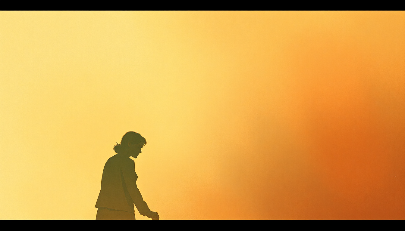 Fan-driven abstract illustration evoking the emotional arc of Alone Together by Chet Baker