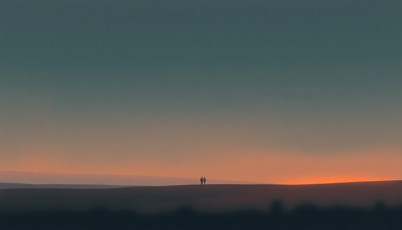 Fan-driven abstract illustration evoking the emotional arc of Always by Atlantic Starr