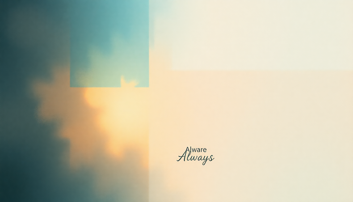 Fan-driven abstract illustration evoking the emotional arc of Always by Erasure