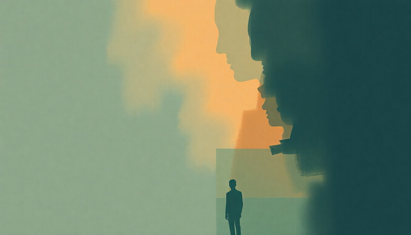 Fan-driven abstract illustration evoking the emotional arc of Am I the Man by Jackie Wilson