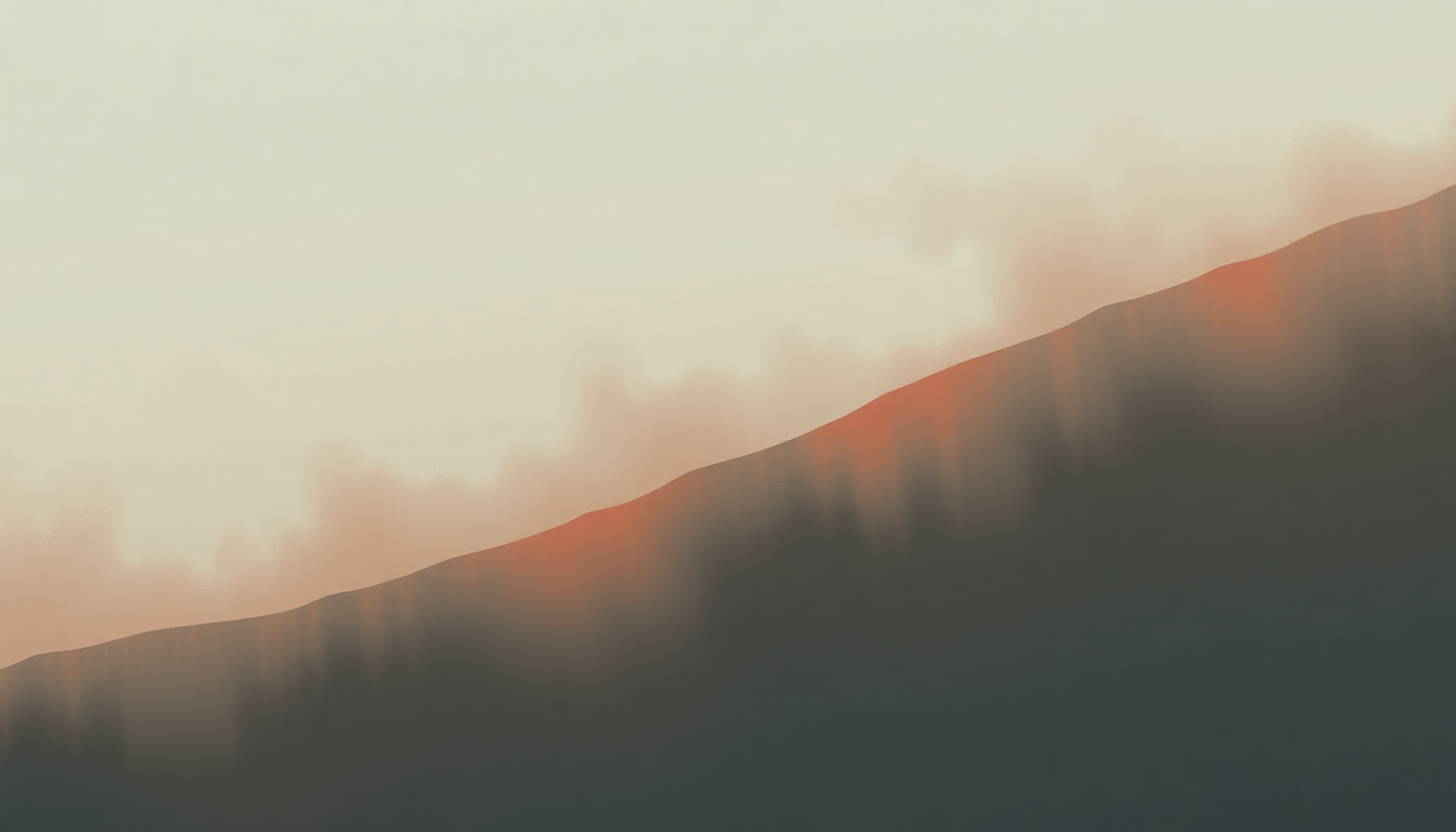 Fan-driven abstract illustration evoking the emotional arc of Amnesia by Justin Timberlake