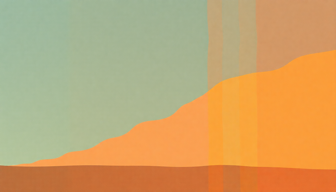 Fan-driven abstract illustration evoking the emotional arc of And You Do Not Know a Thing by Mineral