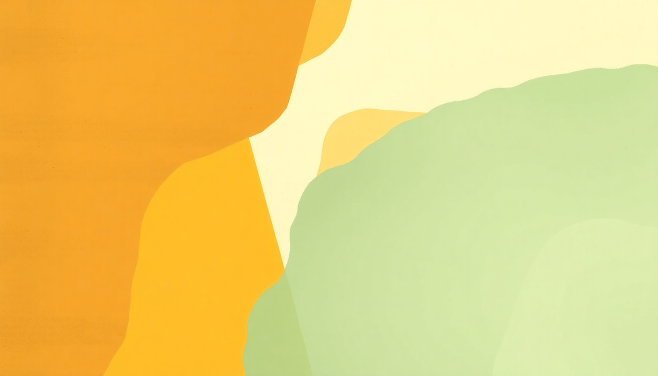 Fan-driven abstract illustration evoking the emotional arc of Andar com Fe by Gilberto Gil