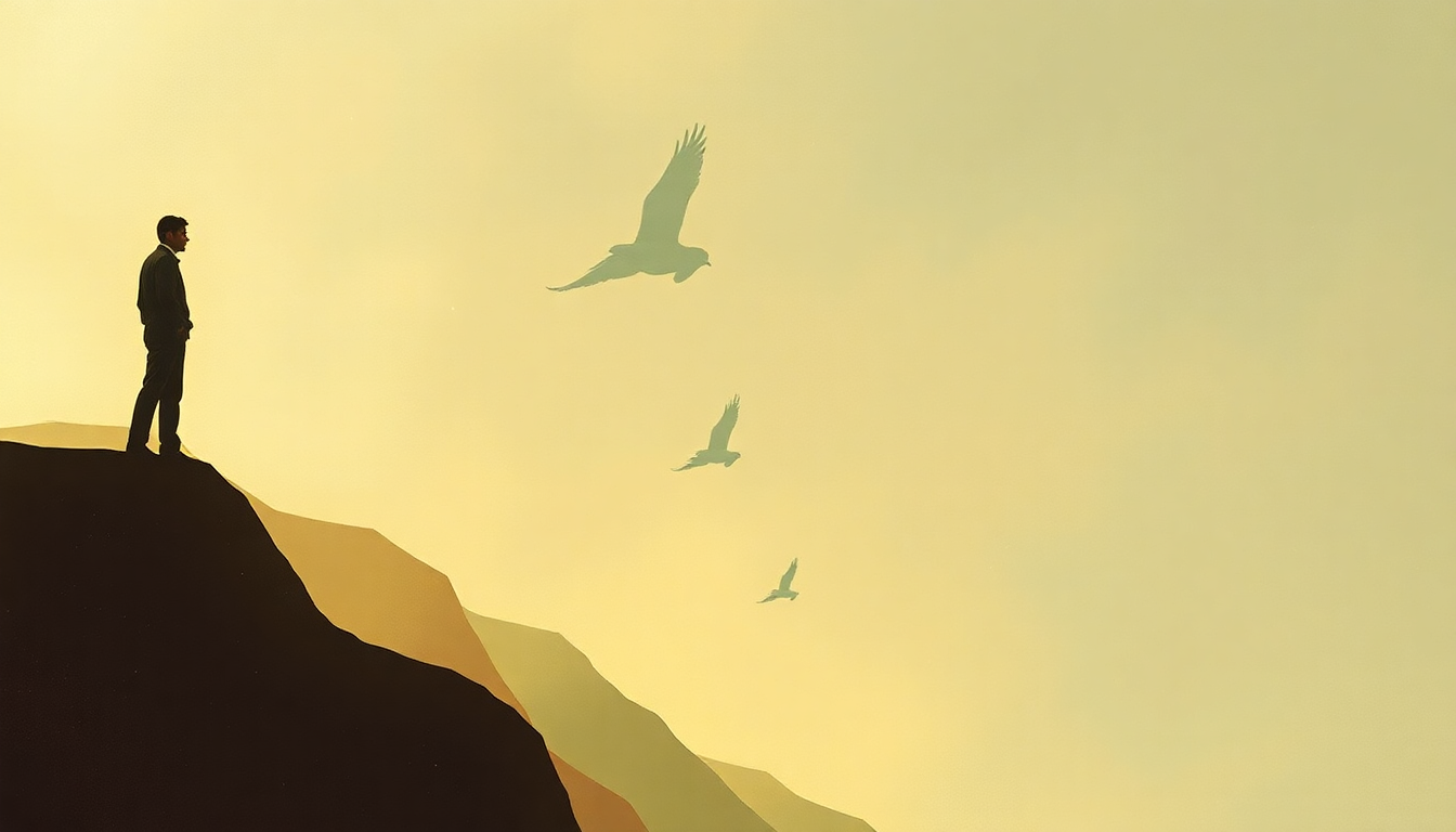 Fan-driven abstract illustration evoking the emotional arc of Angel by Ohio Players