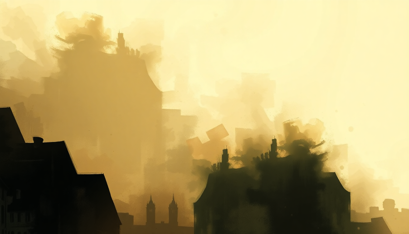 Fan-driven abstract illustration evoking the emotional arc of Anthropology by Charlie Parker