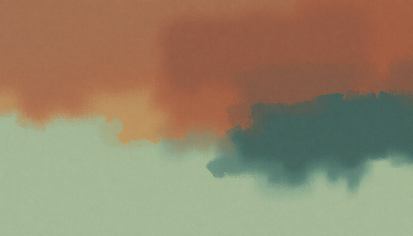 Fan-driven abstract illustration evoking the emotional arc of Anymore by Travis Tritt