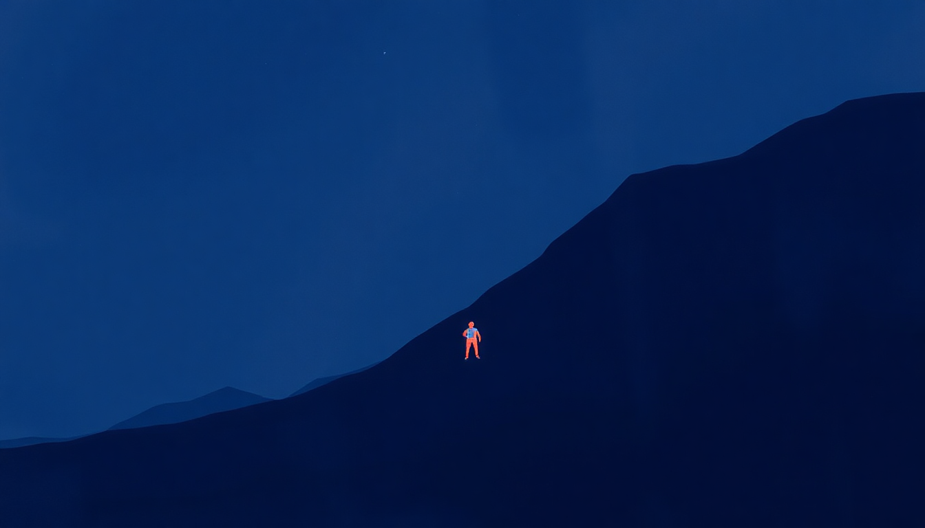 Fan-driven abstract illustration evoking the emotional arc of Anywhere's Better Than Here by The Replacements