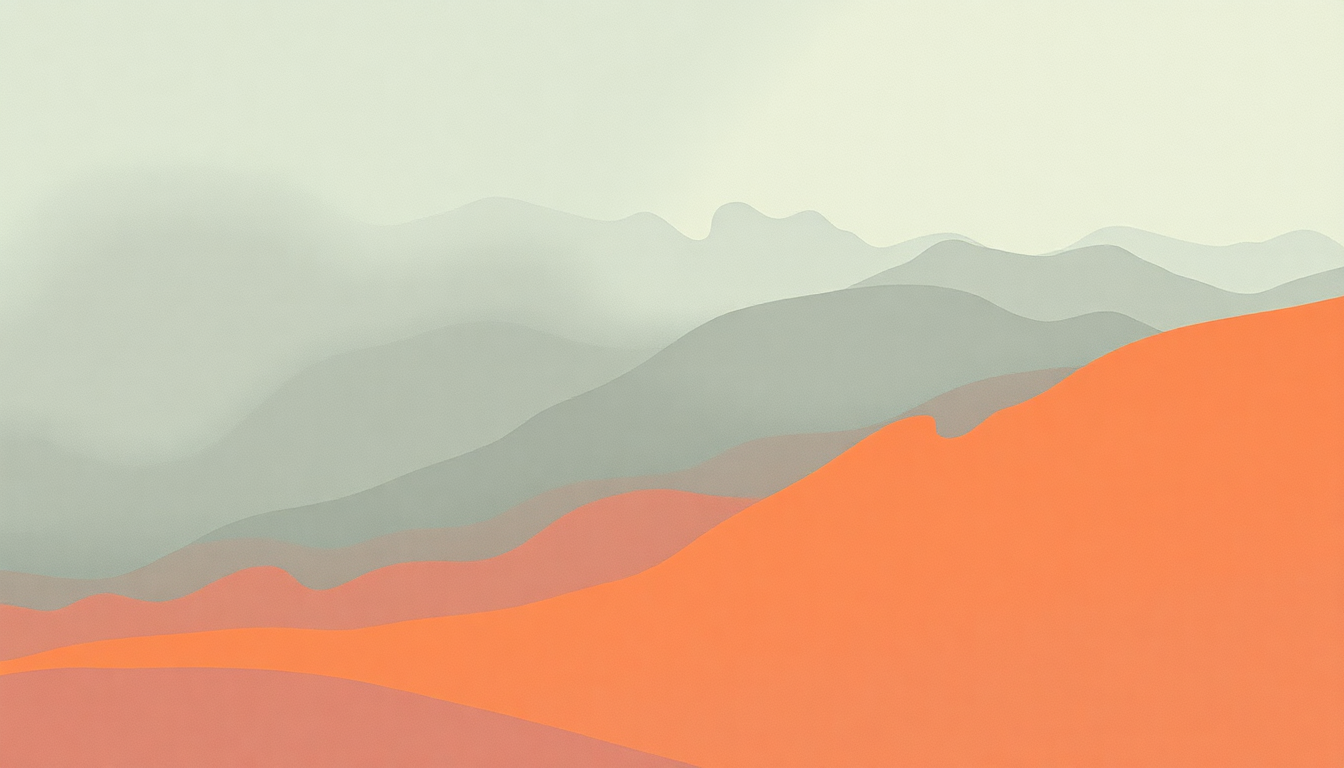 Fan-driven abstract illustration evoking the emotional arc of Apparently by J. Cole