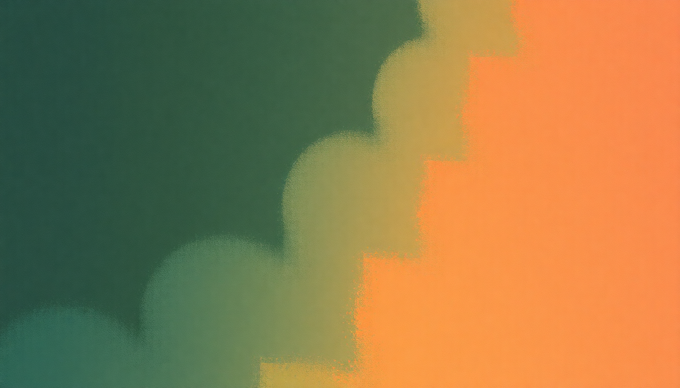 Fan-driven abstract illustration evoking the emotional arc of Apply Some Pressure by Maximo Park