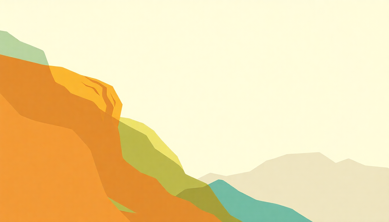 Fan-driven abstract illustration evoking the emotional arc of Aquele Abraco by Gilberto Gil