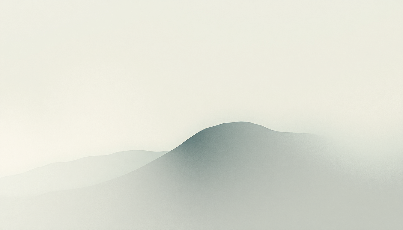 Fan-driven abstract illustration evoking the emotional arc of Are We Here by Orbital