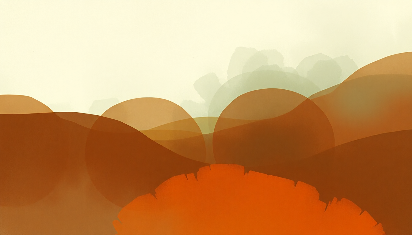 Fan-driven abstract illustration evoking the emotional arc of Are You in Love by James Blake