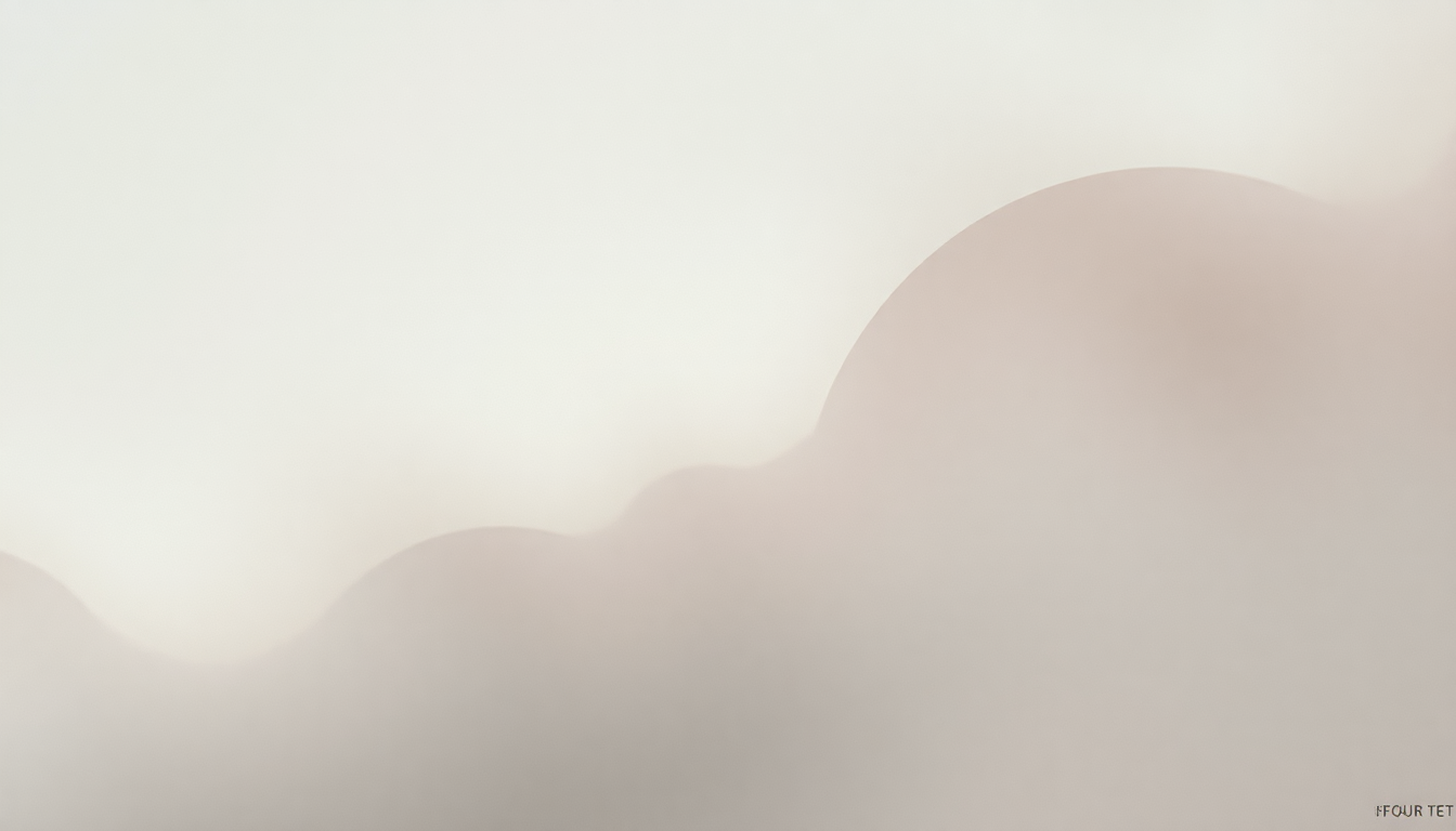 Fan-driven abstract illustration evoking the emotional arc of Aspen by Four Tet