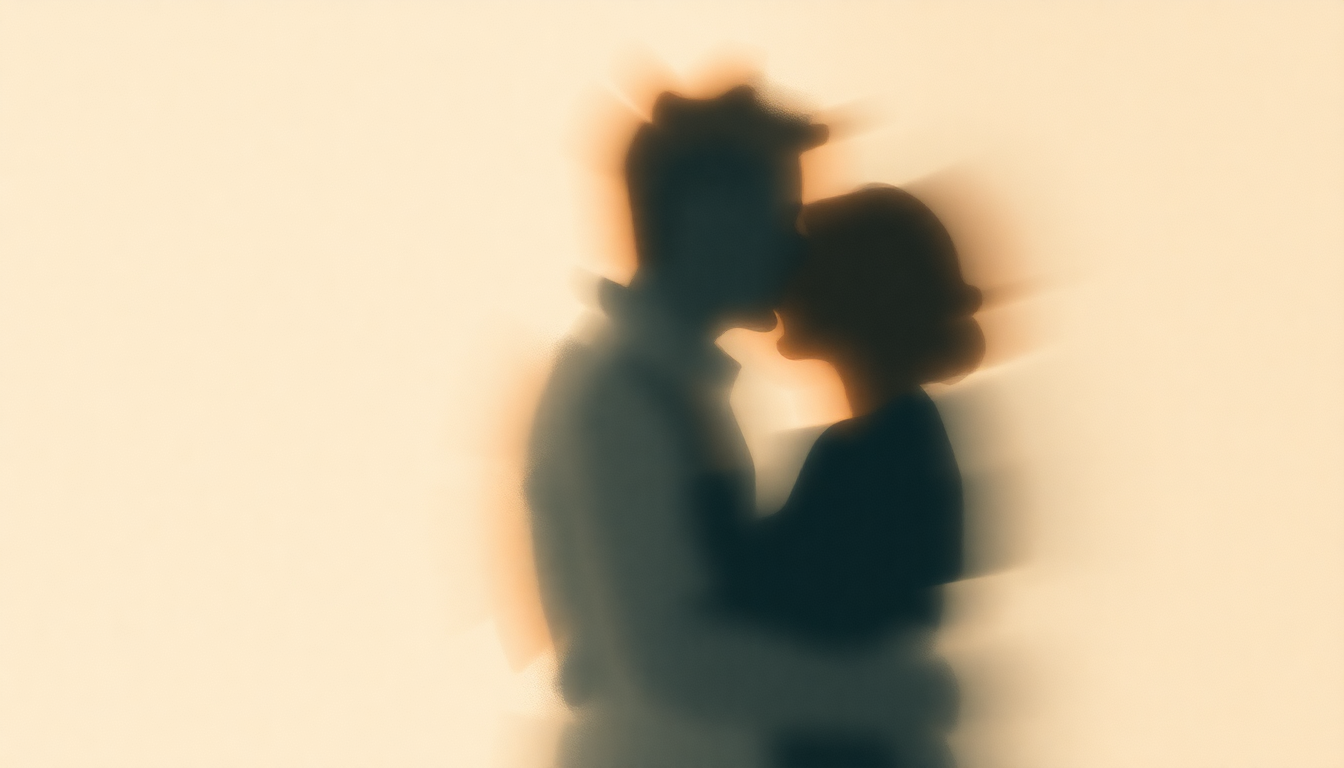 Fan-driven abstract illustration evoking the emotional arc of At This Moment by Michael Buble