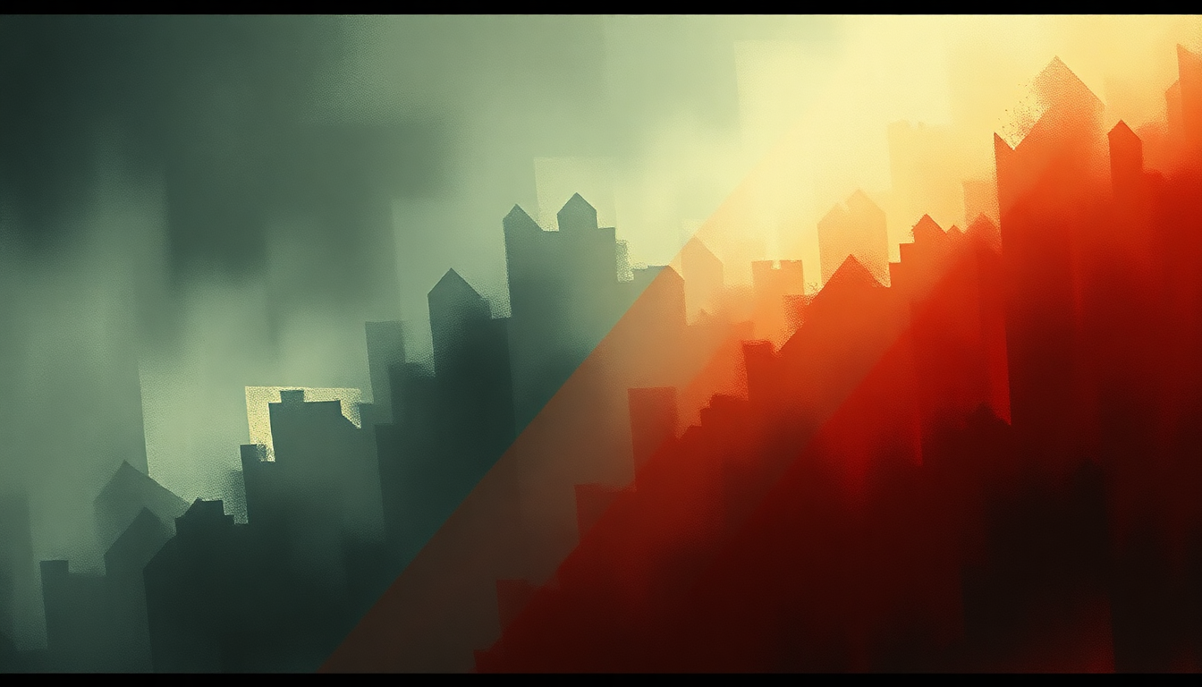 Fan-driven abstract illustration evoking the emotional arc of ATWA by System of a Down