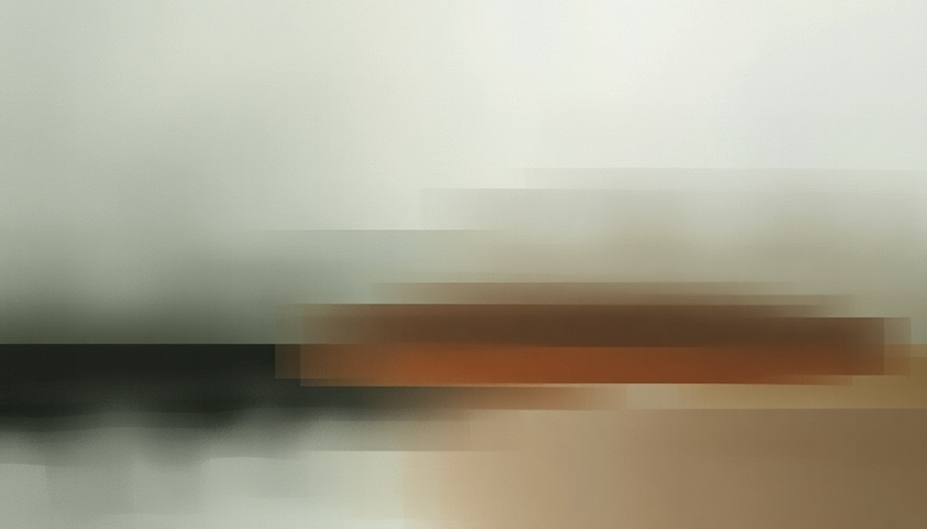 Fan-driven abstract illustration evoking the emotional arc of Automates by Johann Johannsson