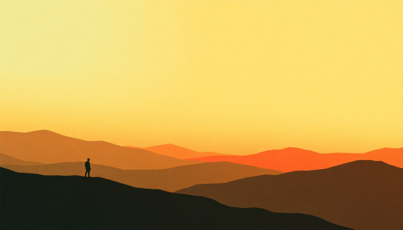 Fan-driven abstract illustration evoking the emotional arc of Ay Tewodros by Mahmoud Ahmed