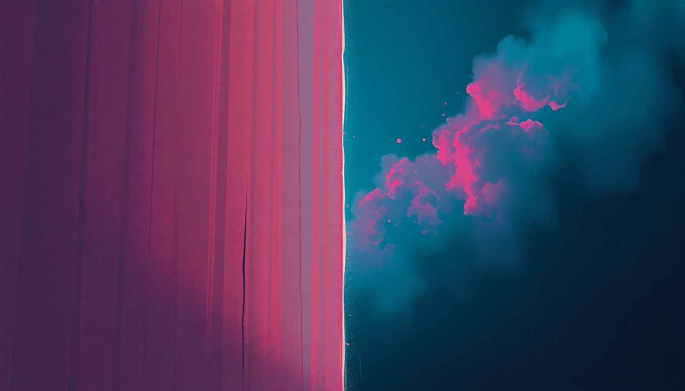 Fan-driven abstract illustration evoking the emotional arc of Back Against the Wall by Circle Jerks