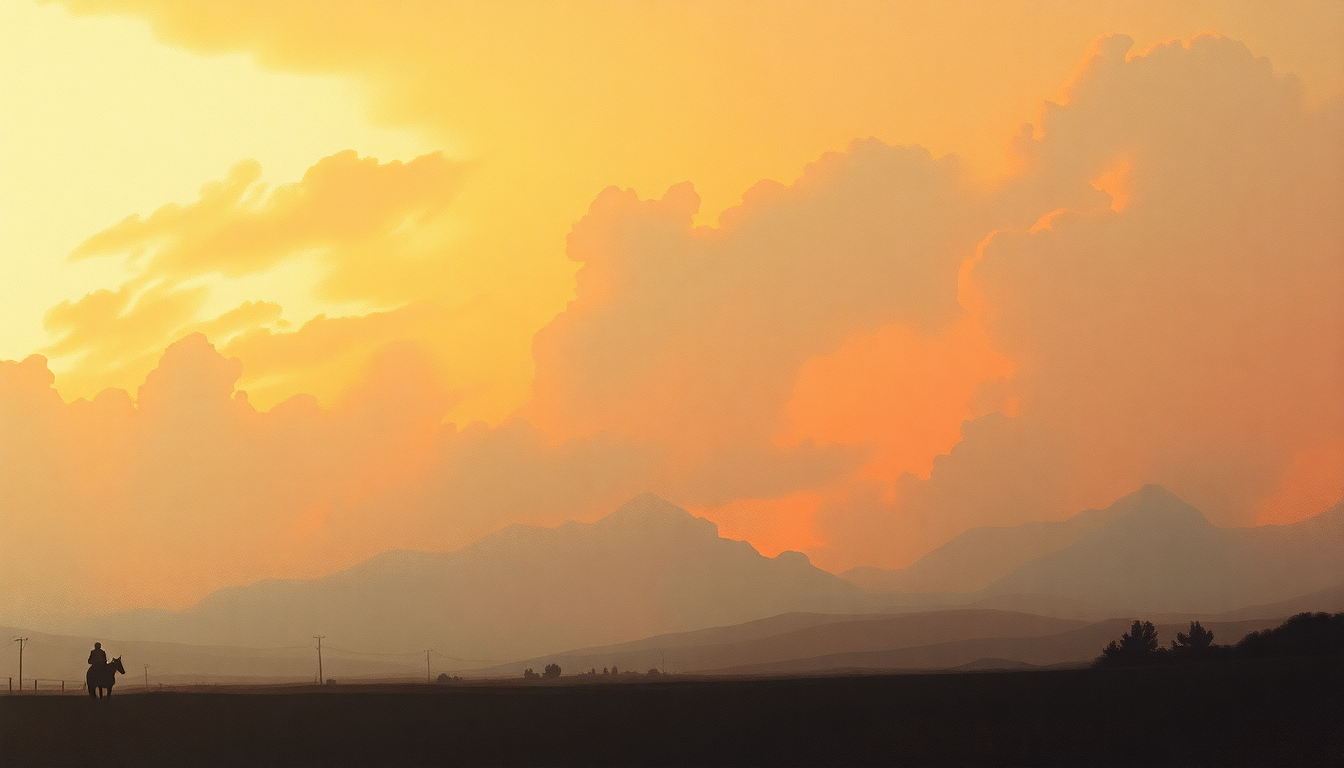 Fan-driven abstract illustration evoking the emotional arc of Back in the Saddle by Aerosmith