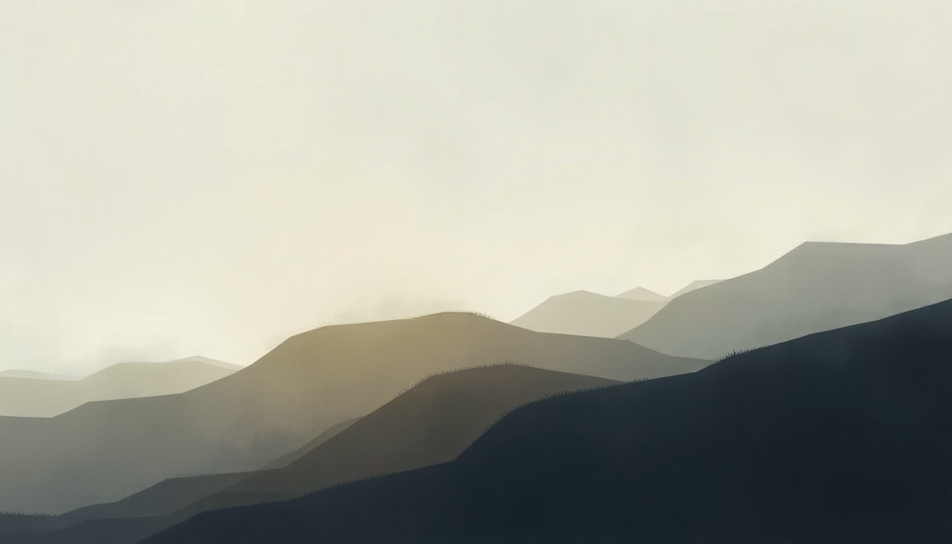 Fan-driven abstract illustration evoking the emotional arc of Back to Normal by Lucky Daye