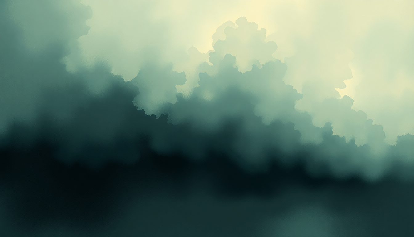 Fan-driven abstract illustration evoking the emotional arc of Back Where I Belong by Baroness